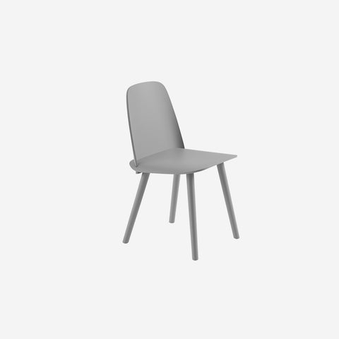 SIMPLE FORM. - Muuto Muuto Nerd Chair Grey - 