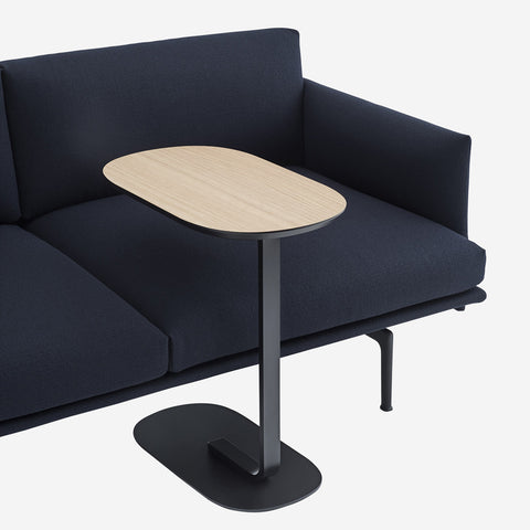 Muuto Relate Side Table Oak/Off-White H60.5cm Table Muuto - [store_name]