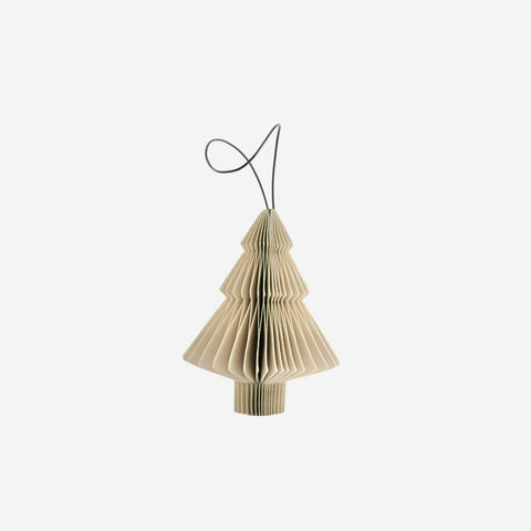 SIMPLE FORM. - Nordic Rooms Nordic Rooms Paper Christmas Ornament Linen Tree - 