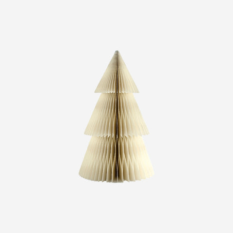 SIMPLE FORM. - Nordic Rooms Nordic Rooms Paper Standing Deluxe Christmas Tree Off White 45cm - 