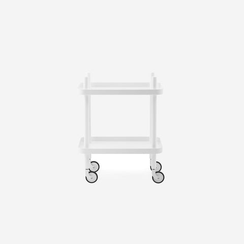 Normann Copenhagen Block Table White White Trolley Normann Copenhagen    - [store_name]