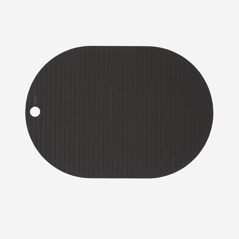 SIMPLE FORM. - OYOY OYOY Ribbo Silicone Placemat Pack Black - 