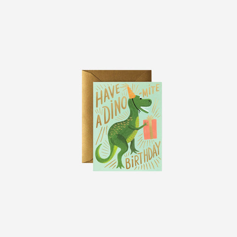 SIMPLE FORM. - Rifle Paper Co Rifle Paper Card Dino-Mite Birthday - 