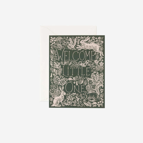SIMPLE FORM. - Rifle Paper Co Rifle Paper Card Fable Welcome Baby - 