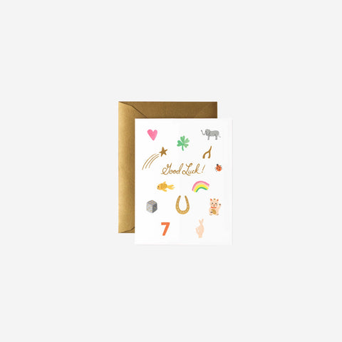 SIMPLE FORM. - Rifle Paper Co Rifle Paper Card Good Luck - 