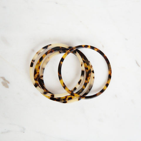 Sophie Bangle Light Tort Jewellery Sophie    - [store_name]