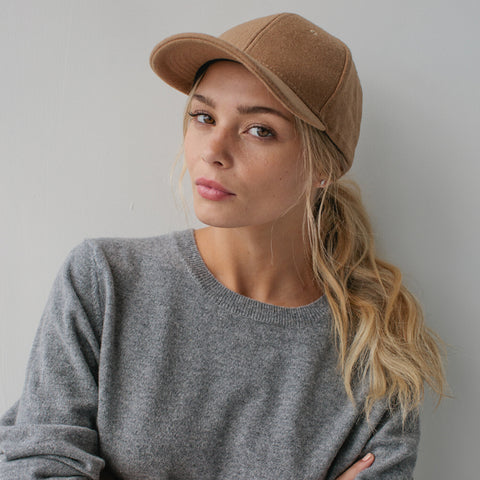 Sophie Wool Cap Camel Hat Sophie    - [store_name]