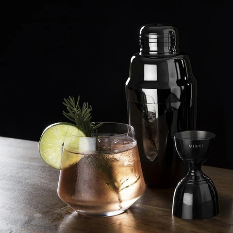 Viski Angled Crystal Cocktail Tumblers Glassware Viski - [store_name]