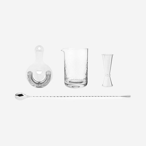 SIMPLE FORM. - Viski Viski Professional Mixologist Barware Gift Set - 