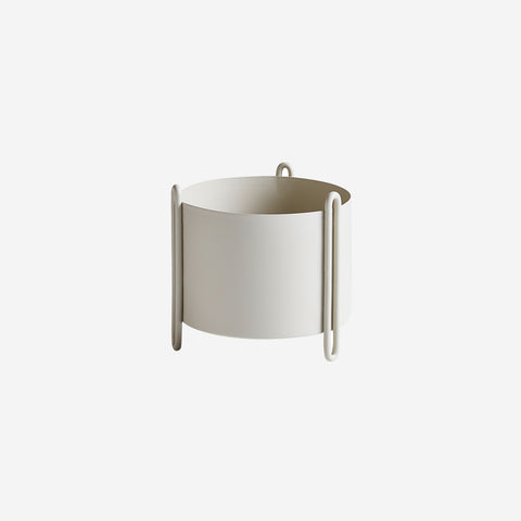 SIMPLE FORM. - WOUD Woud Pidestall Planter Grey Small - 