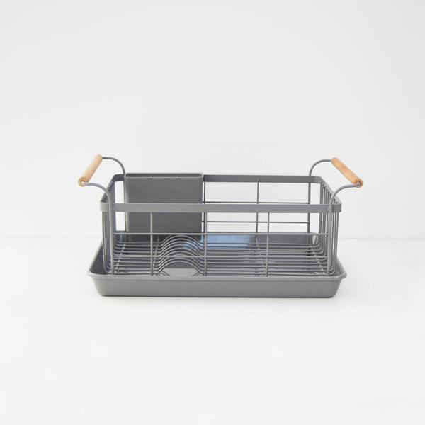 Yamazaki Tosca Dish Drainer Grey | Kitchen Utility | Simple Form