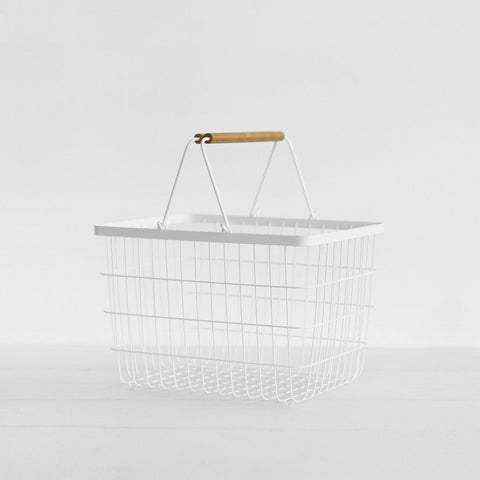 SIMPLE FORM. - Yamazaki Yamazaki Tosca Wire Basket Short - 