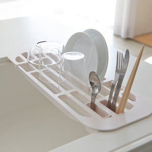Yamazaki Tower Sink Drainer Rack White Drainer Yamazaki    - [store_name]