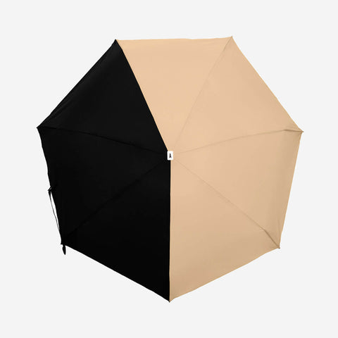 SIMPLE FORM. - Anatole Anatole Folding Umbrella Beige & Black - 