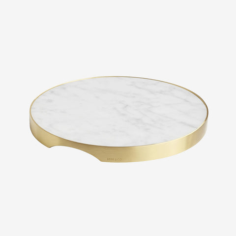 SIMPLE FORM. - Behr and Co Behr & Co Brass + Marble Geo Grazing Board - 