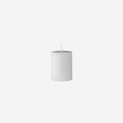SIMPLE FORM. - Bloomingville Bloomingville Anja Column Candle White Short - 