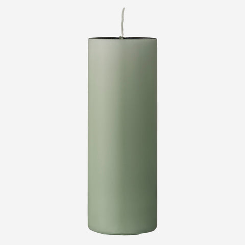 SIMPLE FORM. - Bloomingville Bloomingville Anja Column Candle Green Tall - 