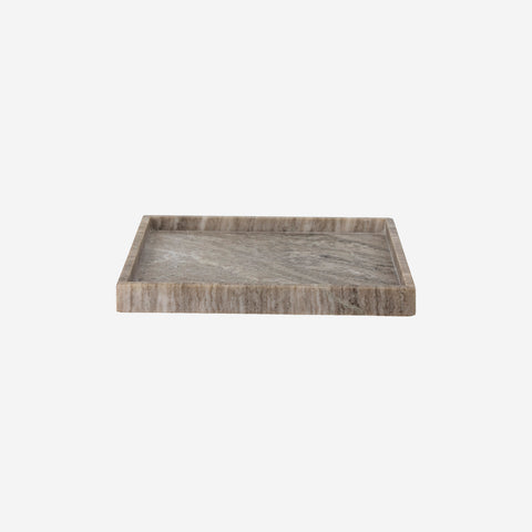 Bloomingville Majsa Tray Square Brown Marble Tray Bloomingville    - [store_name]