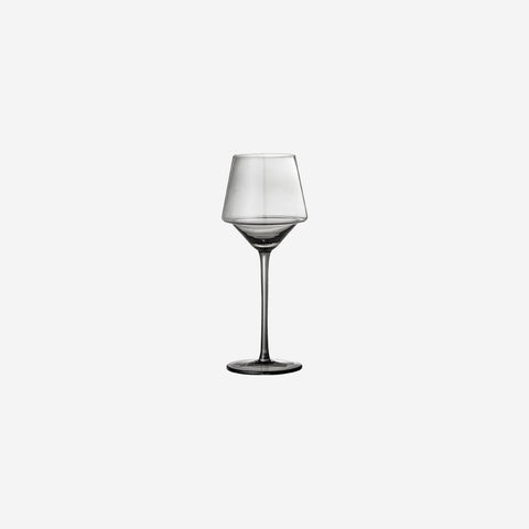 SIMPLE FORM. - Bloomingville Bloomingville Yvette Smoke Grey Wine Glass Set - 
