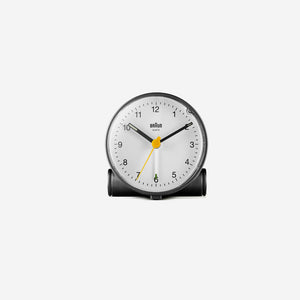 Braun BC01BW Classic Analogue Alarm Clock Black White Clock Braun    - [store_name]