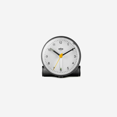 SIMPLE FORM. - Braun Braun BC01BW Classic Analogue Alarm Clock Black White - 