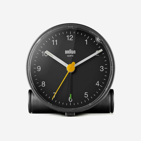 SIMPLE FORM. - Braun Braun BC01B Classic Analogue Alarm Clock Black - 