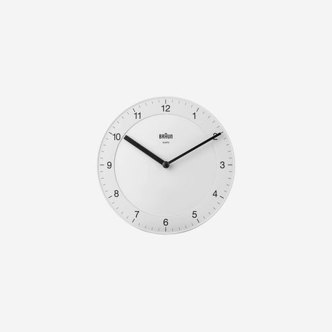 SIMPLE FORM. - Braun Braun BC06W Classic Analogue Wall Clock 20cm White - 