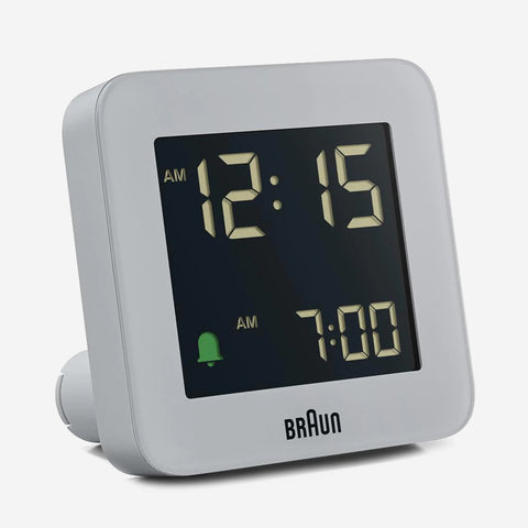 SIMPLE FORM. - Braun Braun BC09G LCD Alarm Clock Grey - 