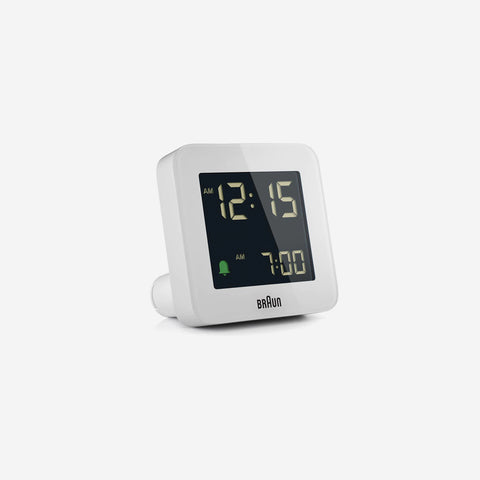 SIMPLE FORM. - Braun Braun BC09W LCD Alarm Clock White - 