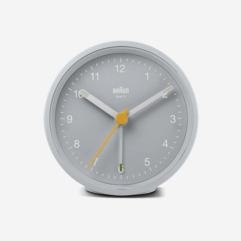 SIMPLE FORM. - Braun Braun BC12G Classic Analogue Alarm Clock Grey - 