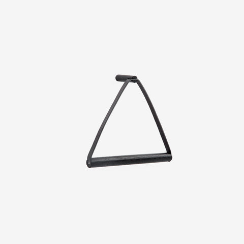 SIMPLE FORM. - By Wirth By Wirth Black Leather Towel Hanger - 