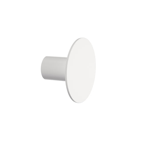 SIMPLE FORM. - Clark Clark White Round Wall Hook - 