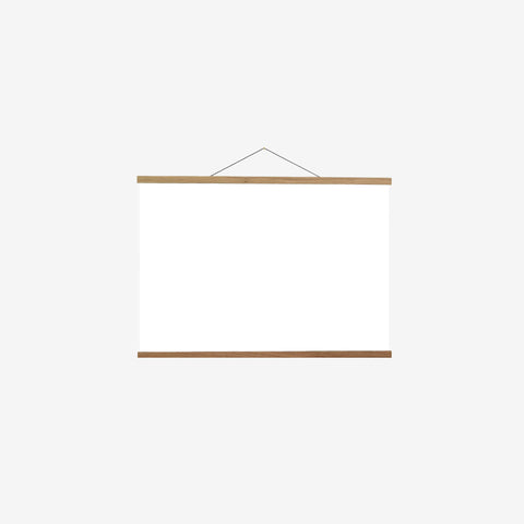 SIMPLE FORM. - Creamore Home Creamore Mill Oak Poster Hanger L - 