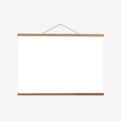 SIMPLE FORM. - Creamore Home Creamore Mill Oak Poster Hanger L - 