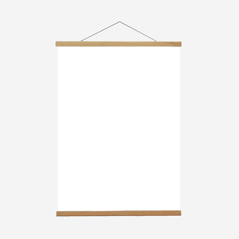 SIMPLE FORM. - Creamore Home Creamore Mill Oak Poster Hanger M - 