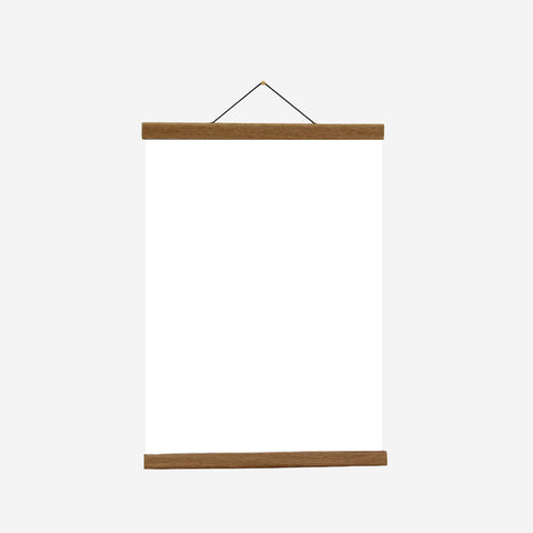 SIMPLE FORM. - Creamore Home Creamore Mill Oak Poster Hanger S - 