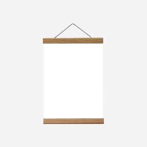 SIMPLE FORM. - Creamore Home Creamore Mill Oak Poster Hanger XS - 