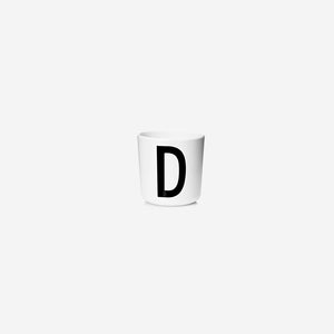 Design Letters Melamine Alphabet Cup D Children's Tableware Design Letters    - [store_name]