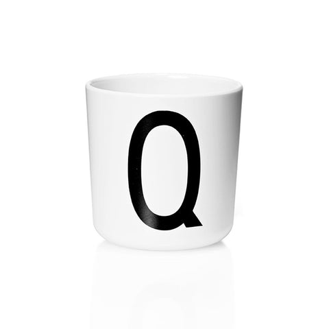 SIMPLE FORM. - Design Letters Design Letters Melamine Alphabet Cup Q - 
