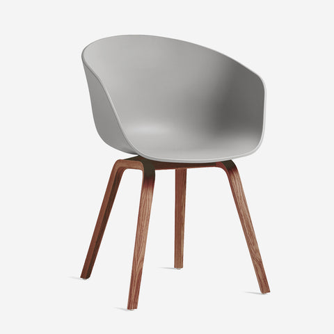 SIMPLE FORM. - HAY Hay About A Chair AAC22 Concrete Grey - 