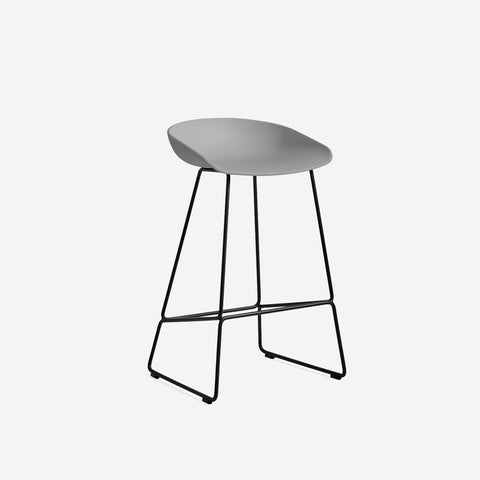 SIMPLE FORM. - HAY Hay About A Stool AAS38 Concrete Grey - 