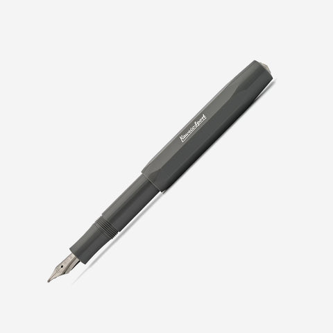 SIMPLE FORM. - Kaweco Kaweco Grey Classic Skyline Fountain Pen Medium - 