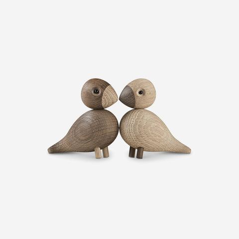 Kay Bojesen Lovebirds Pair Oak  Kay Bojesen    - [store_name]