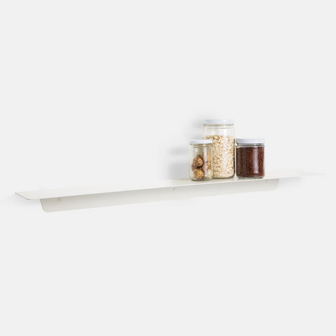 SIMPLE FORM. - Made of Tomorrow Made Of Tomorrow Fold Ledge Shelf White Long - 