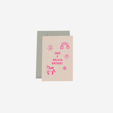 SIMPLE FORM. - Me and Amber Me & Amber Card Magical Birthday - 