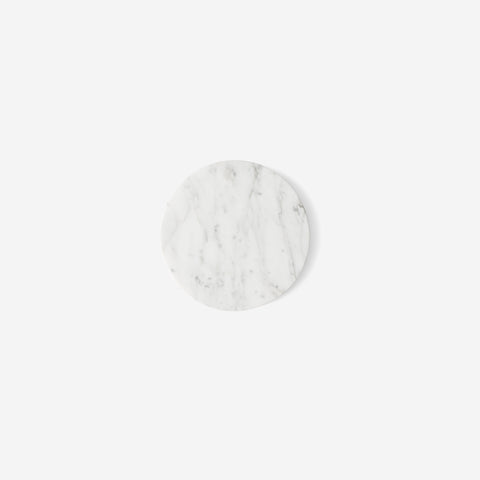 SIMPLE FORM. - Audo Copenhagen Audo Wire Marble Table Top White - 