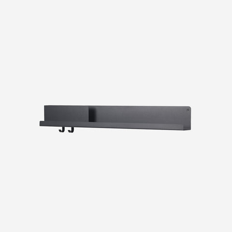 SIMPLE FORM. - Muuto Muuto Folded Shelf Large Black - 