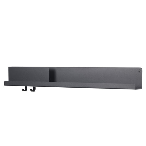 SIMPLE FORM. - Muuto Muuto Folded Shelf Large Black - 