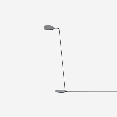 SIMPLE FORM. - Muuto Muuto Leaf Floor Lamp Grey - 