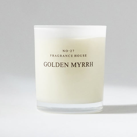 SIMPLE FORM. - No.27 Fragrance House No.27 Candle Golden Myrrh - 